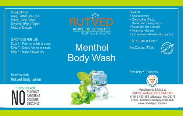 Menthol Body Wash